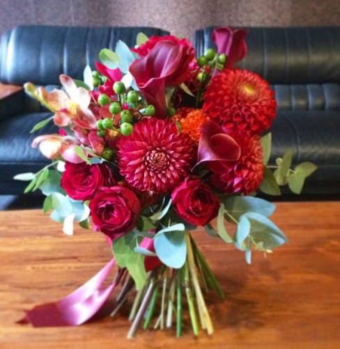 INFINITY / クラッチブーケ28赤橙