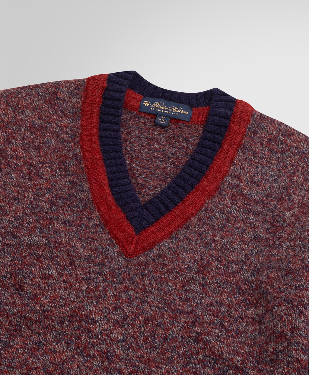 ウール ツイード Vネックテニスセーター | Brooks Brothers Japan