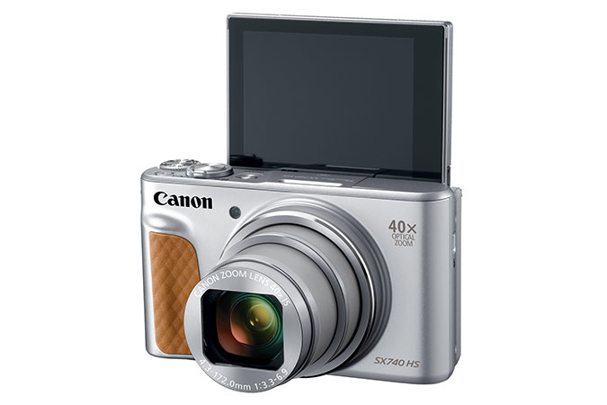 Canon PowerShot SX740 HS Point & Shoot Digital Camera (Silver
