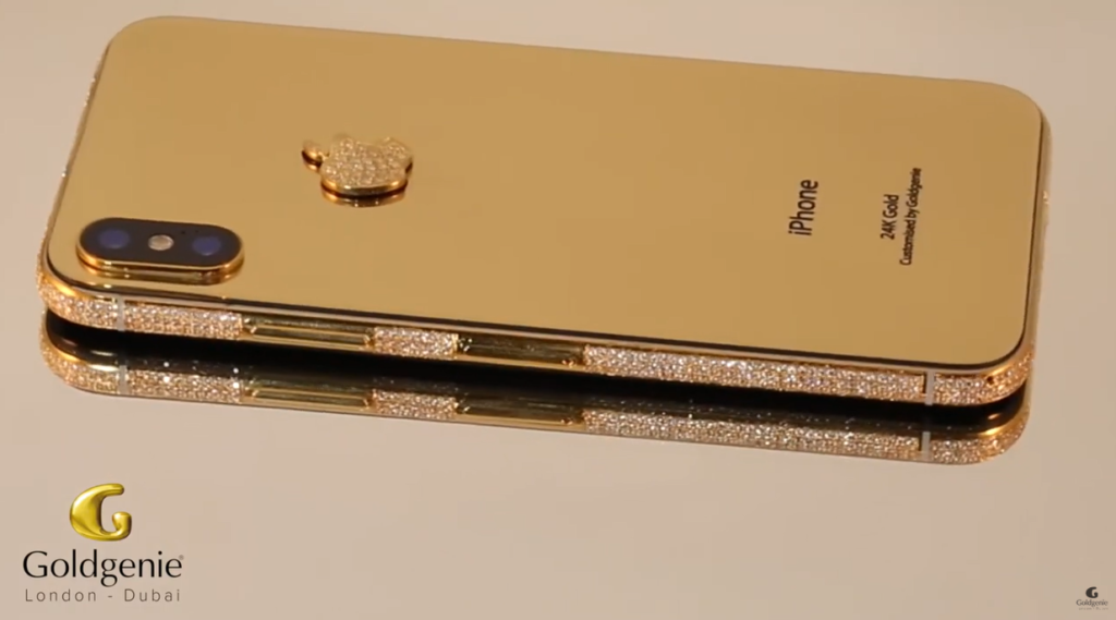 Gold iPhone 5 Elite with Swarovski Bezel - Goldgenie Official Blog