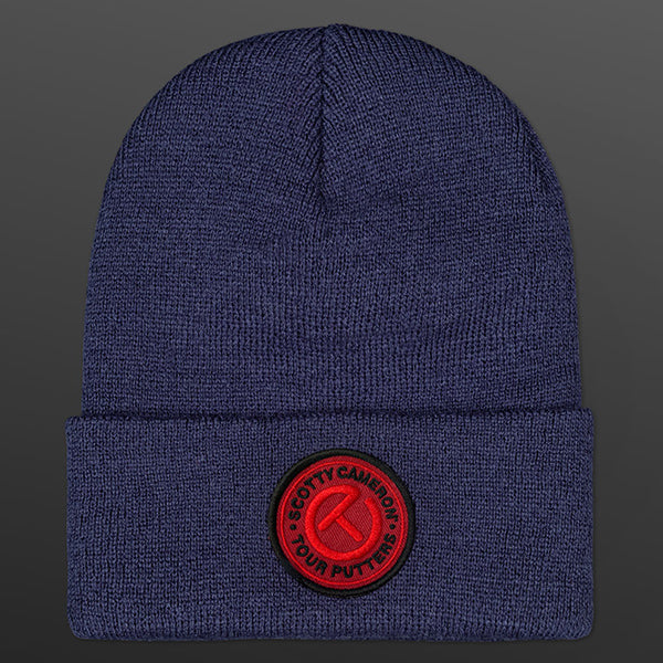 スコッティキャメロン レッド サークル T パッチ ニットキャップ