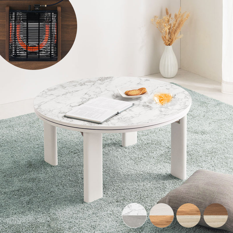 ぼん家具 円形こたつ ナチュラルウッド 直径約70cm ぼん家具 こたつ