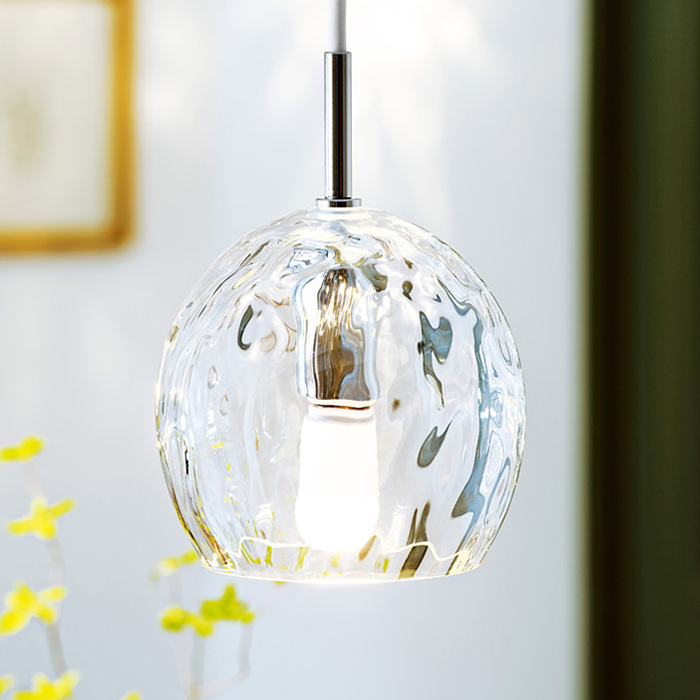 ペンダントライト ダクトレール用 ガラス 40W相当・調光対応｜照明の