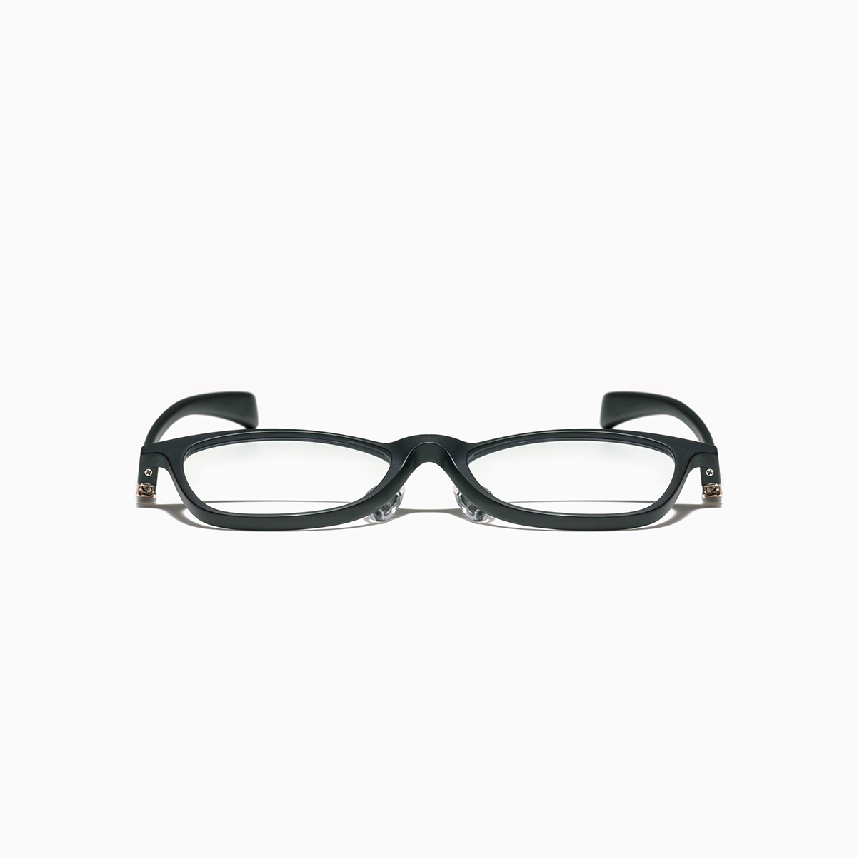 テンプル（つる）が上下左右に動いて壊れにくいメガネ「JINS 360