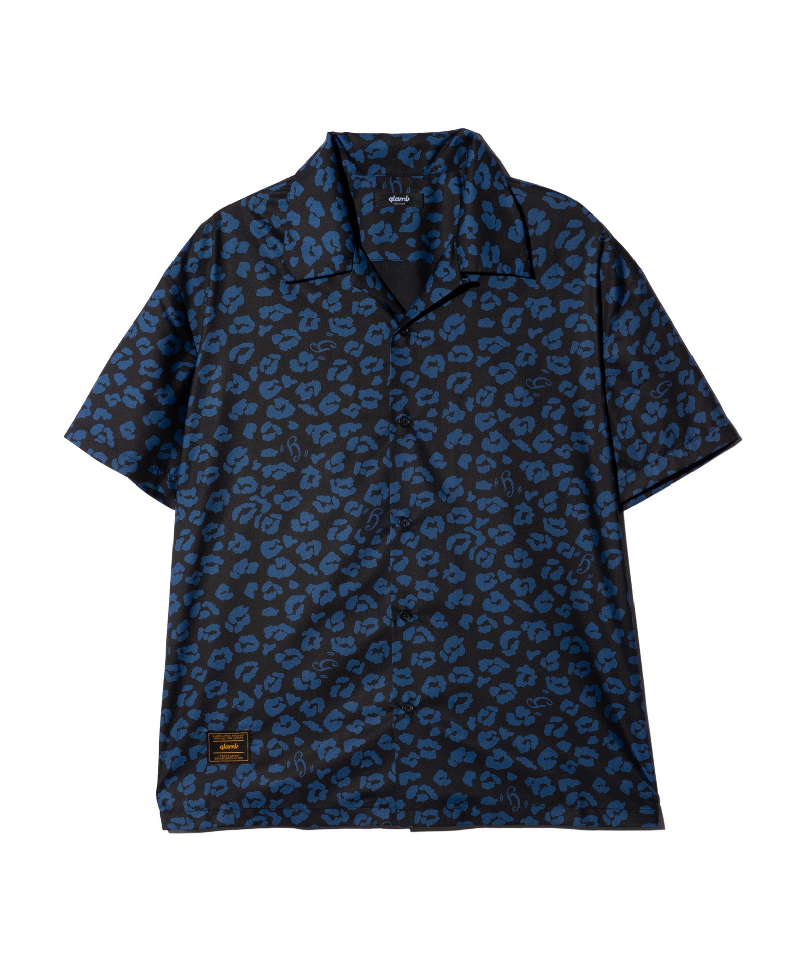 GB0226/SH07 : Leopard Open Collar Shirt / レオパードオープンカラー