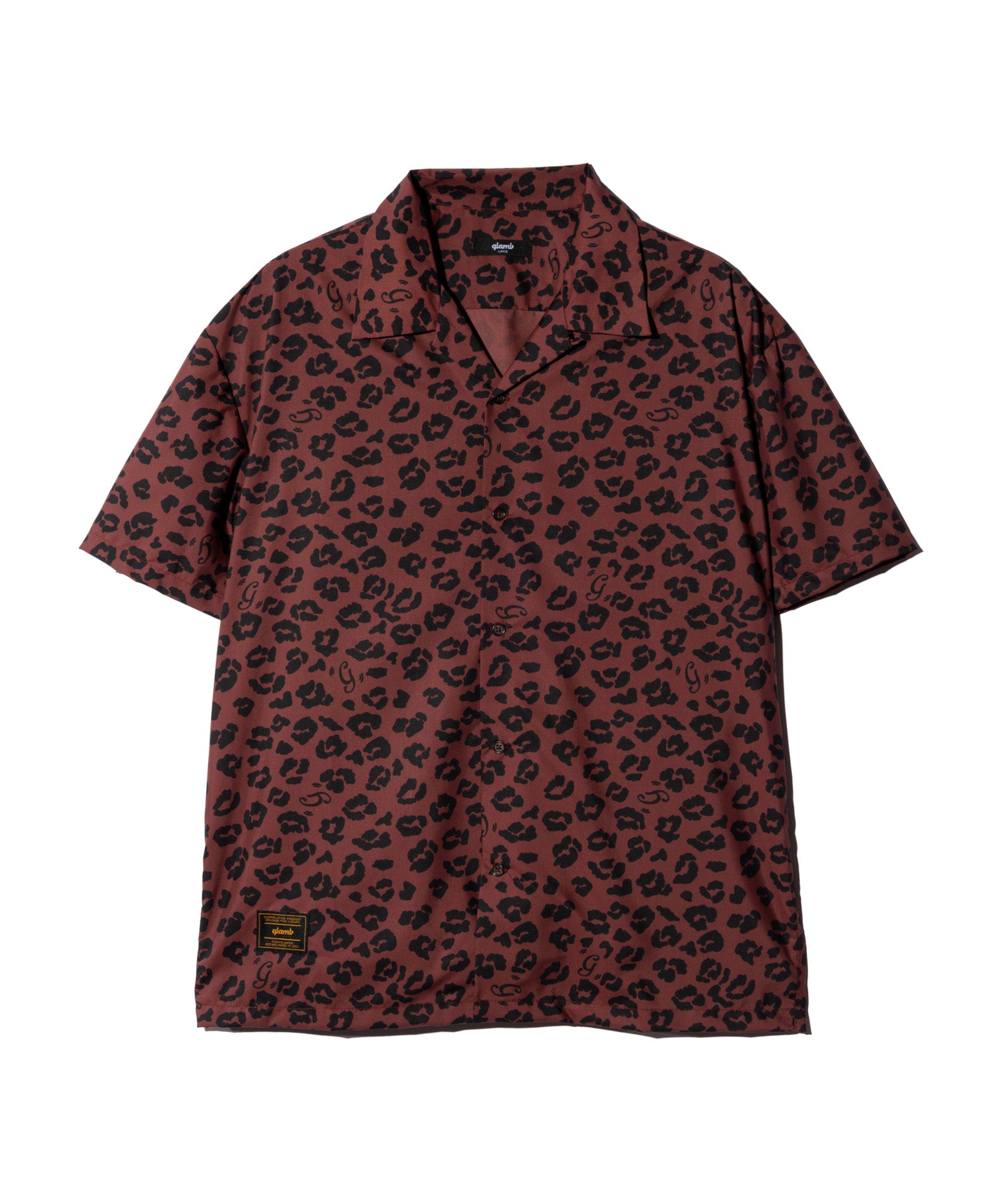 GB0226/SH07 : Leopard Open Collar Shirt / レオパードオープンカラー