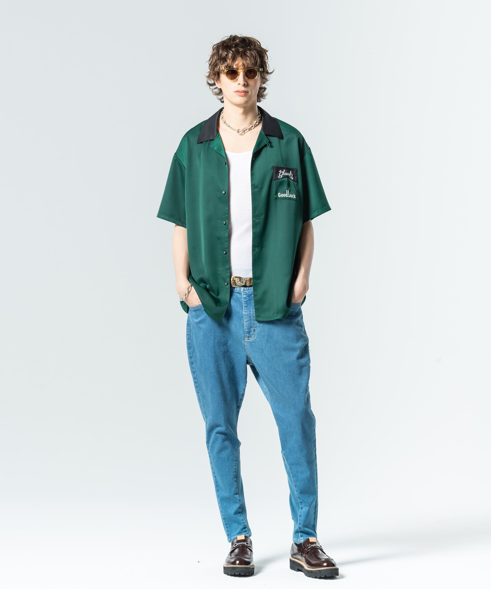 GB0225/SH03 : Good Luck Bowling Shirt / グッドラックボウリング