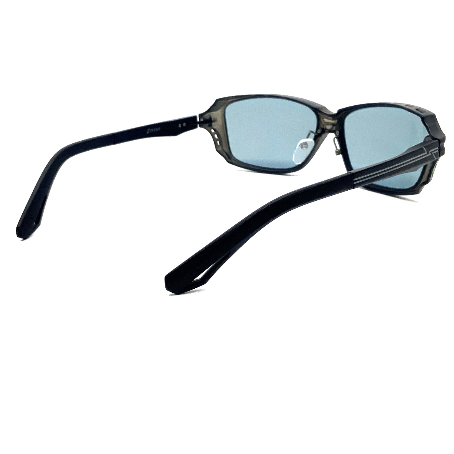 Zeque ゼクー サングラス SHADE シェイド F-2243 SMOKE/ MATTE BLACK