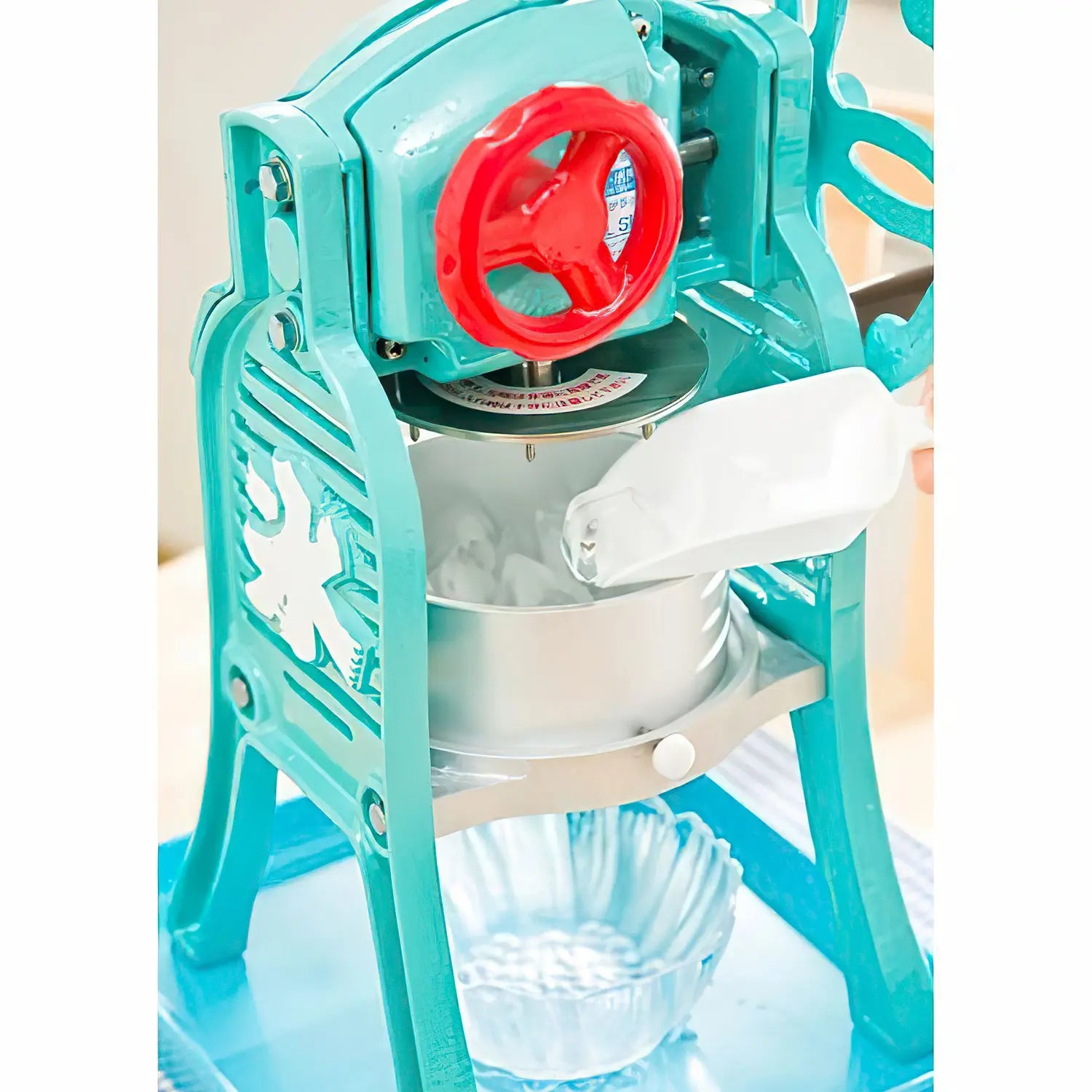 Swan Cast Iron Manual Shaved Ice Machine Green – Globalkitchen Japan