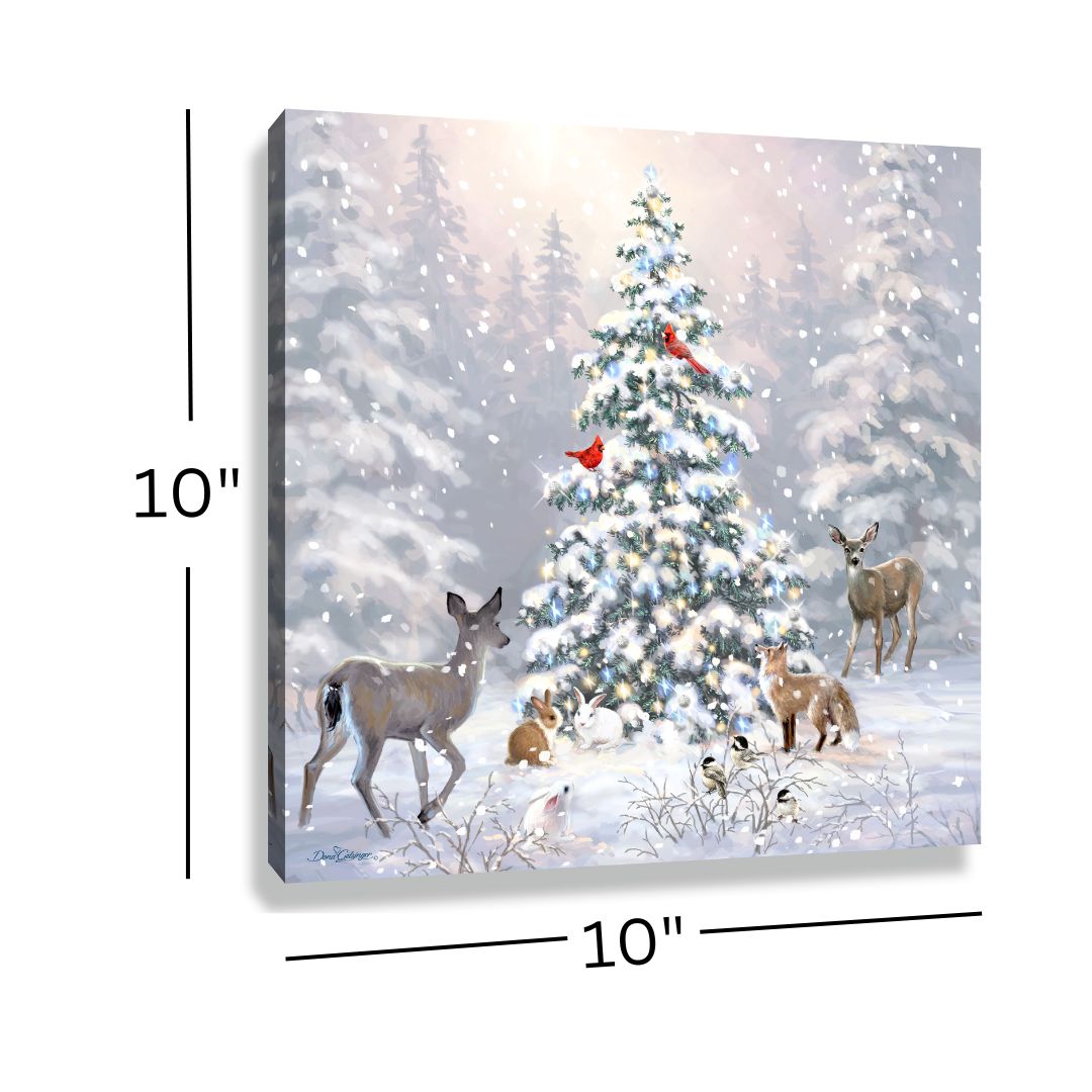 Woodland Christmas Pizazz Print | Glow Decor