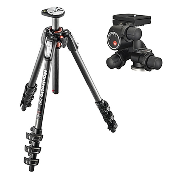 Manfrotto(マンフロット) 190プロカーボン4段三脚+410ギア付き雲台