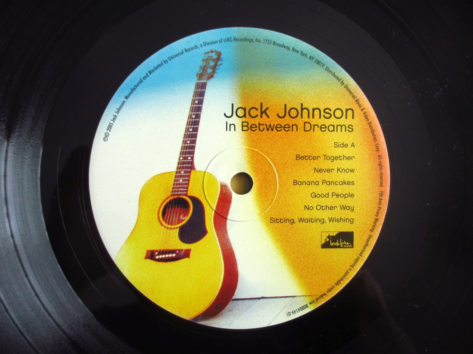 Jack Johnson / In Between Dreams - Guitar Records