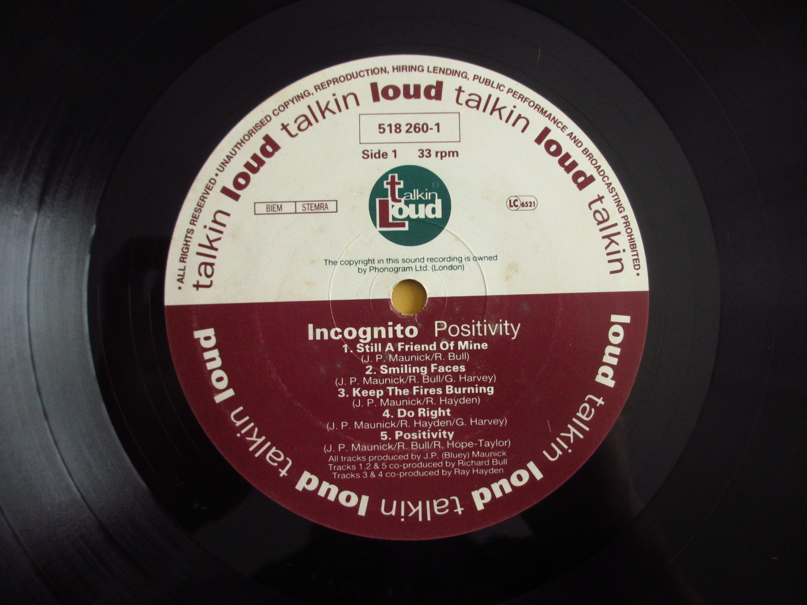 Incognito / Positivity - Guitar Records