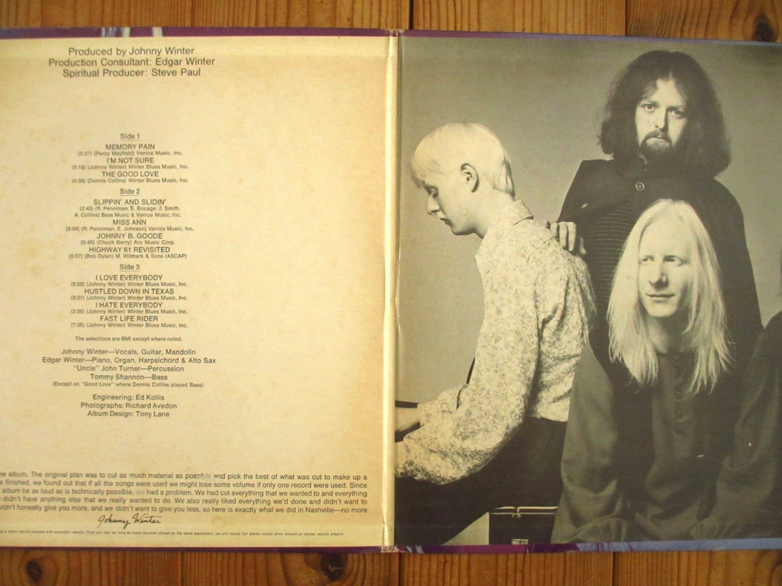 Johnny Winter / Second Winter - Guitar Records