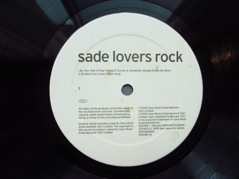 Sade / Lovers Rock - Guitar Records