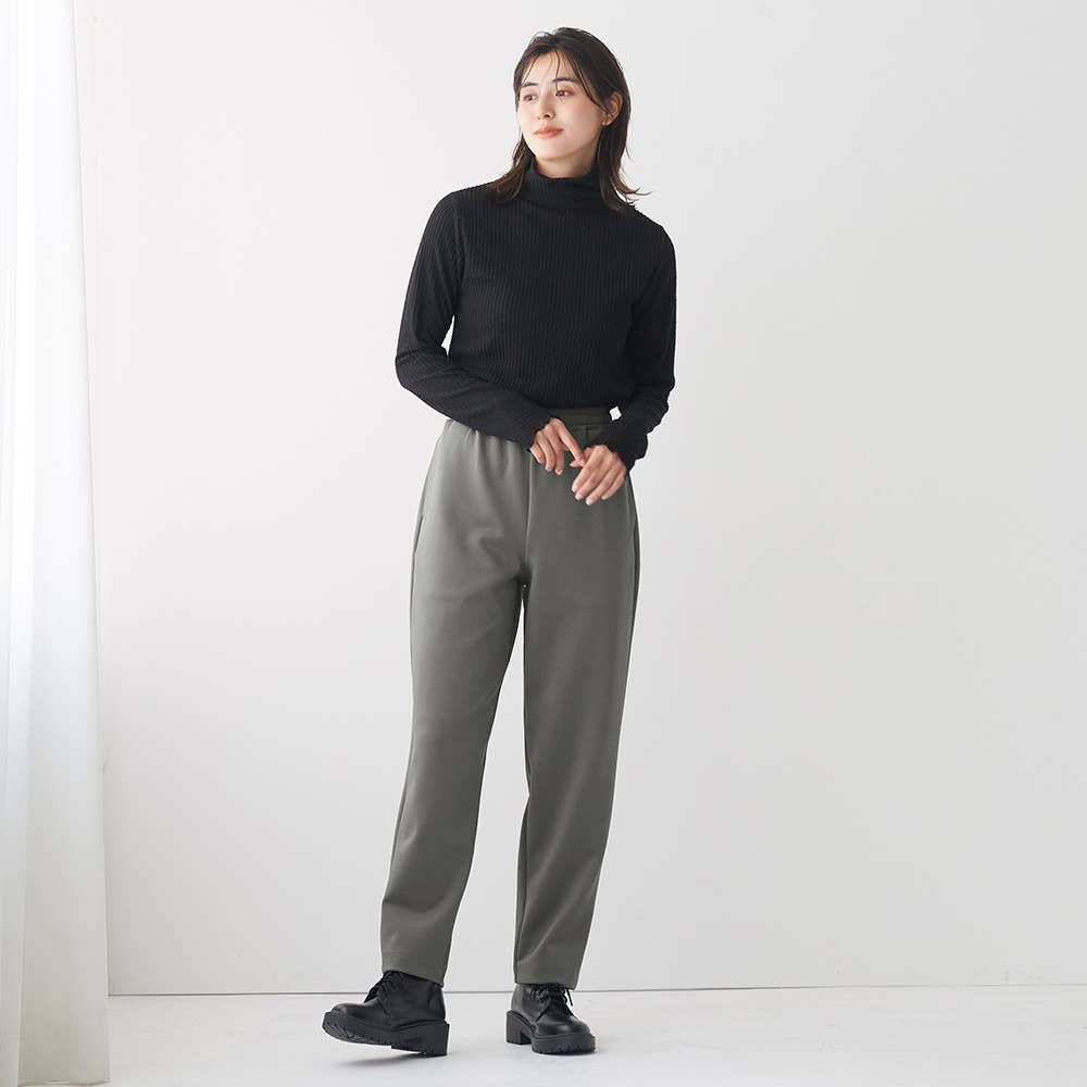 テーパード】ダンボールニットパンツ ALY544 :レディース パンツ