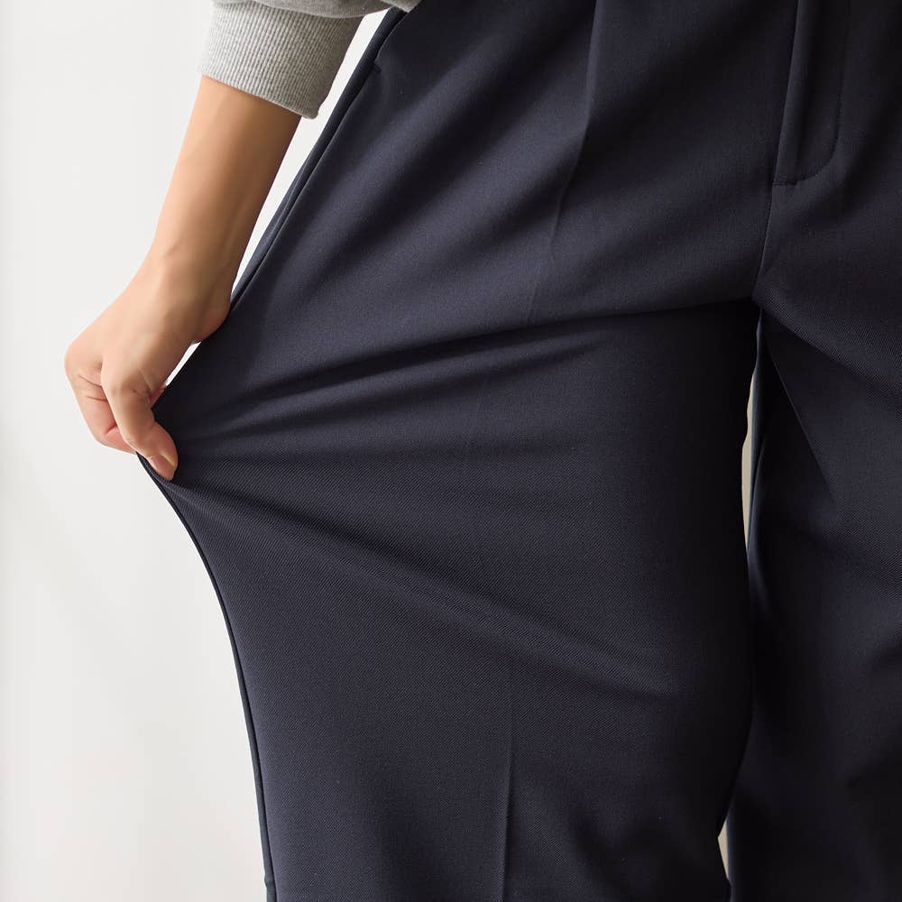 ワイド・裏起毛】ソフトタッチパンツ【SALE】 TZW72K :レディース