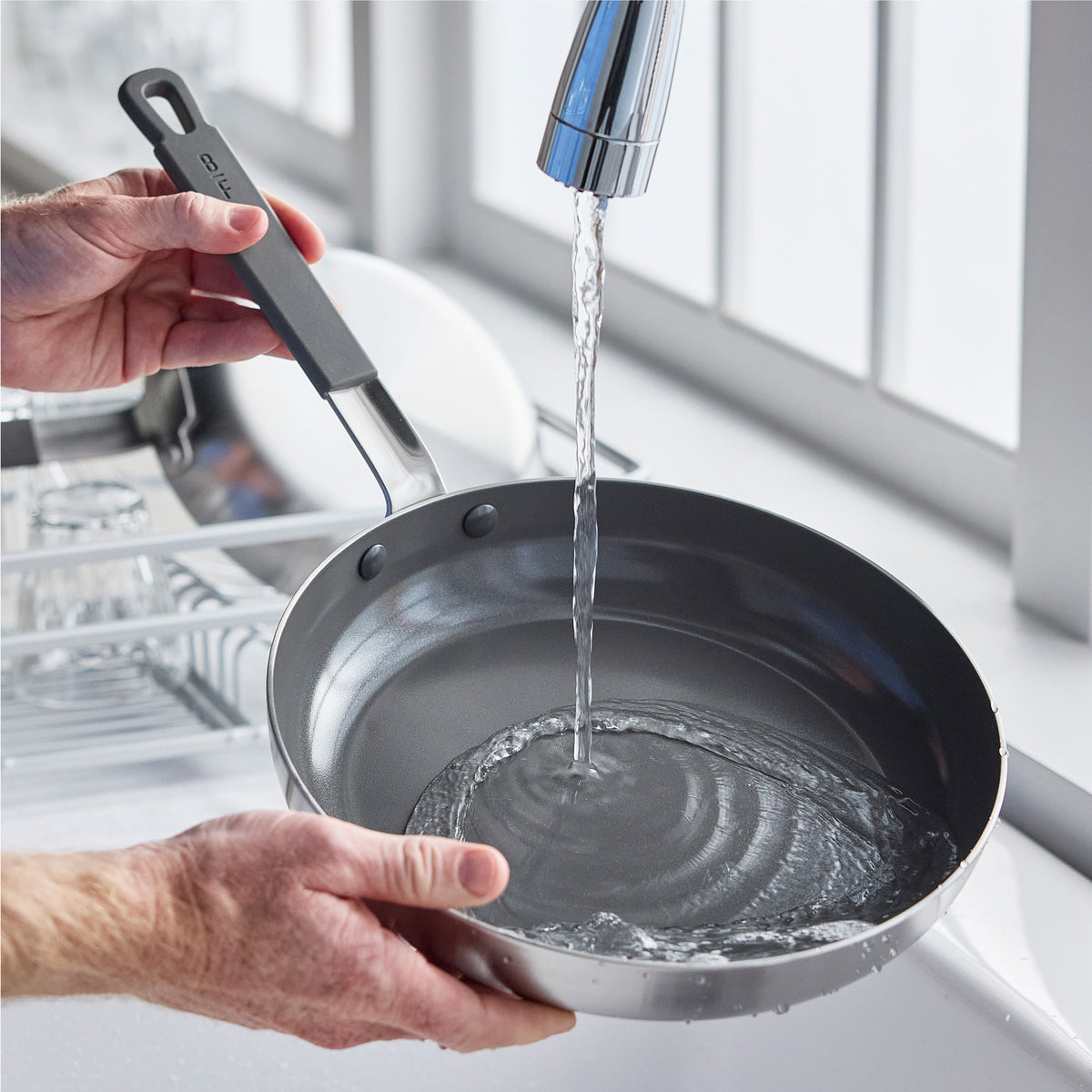 Bobby Flay by GreenPan PFAS-Free Nonstick Stainless Steel 8