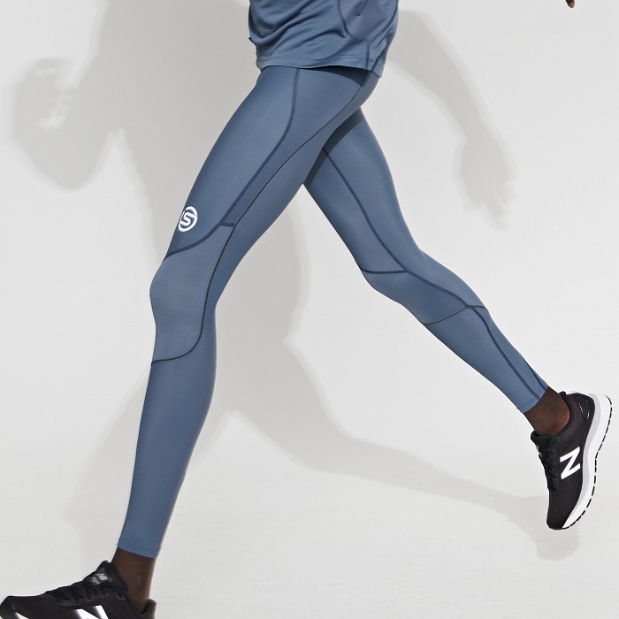 SKINS（スキンズ）SERIES-3 メンズロングタイツ サックス(44 サックス