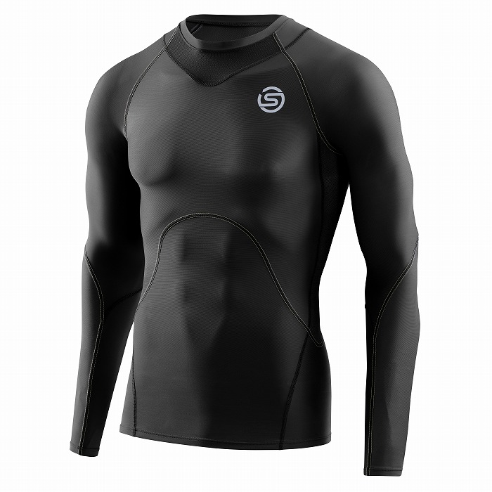 SKINS（スキンズ）SERIES-3 メンズトップスロングスリーブ ブラック(44