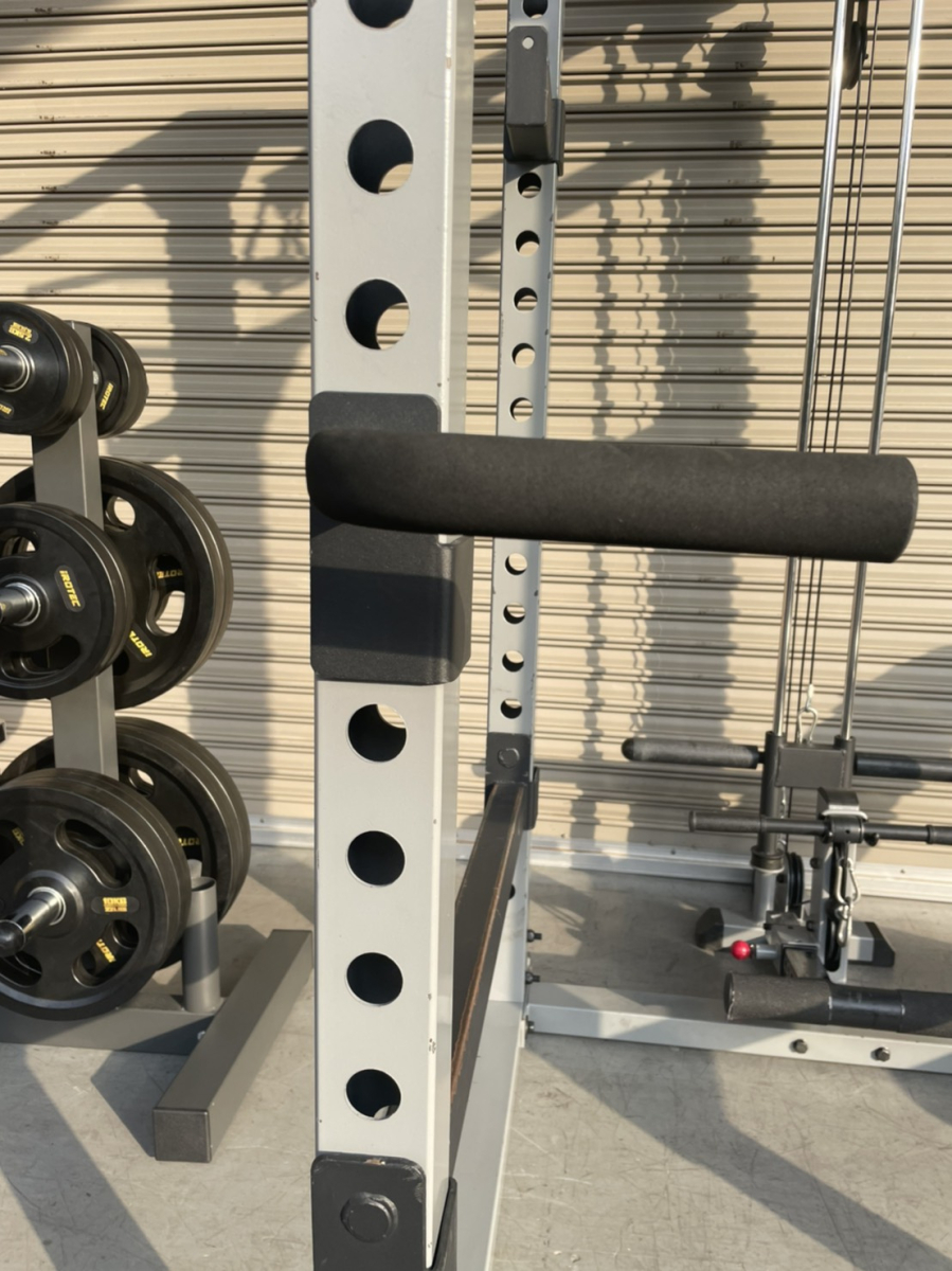 ローラット付きパワーラック（中古）（IROTEC(アイロテック) ）-ジム