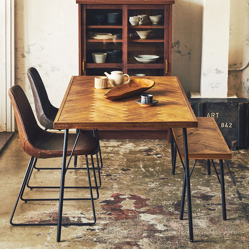 幅1cm単位サイズオーダー】[幅165～180cm] SID ダイニングテーブル