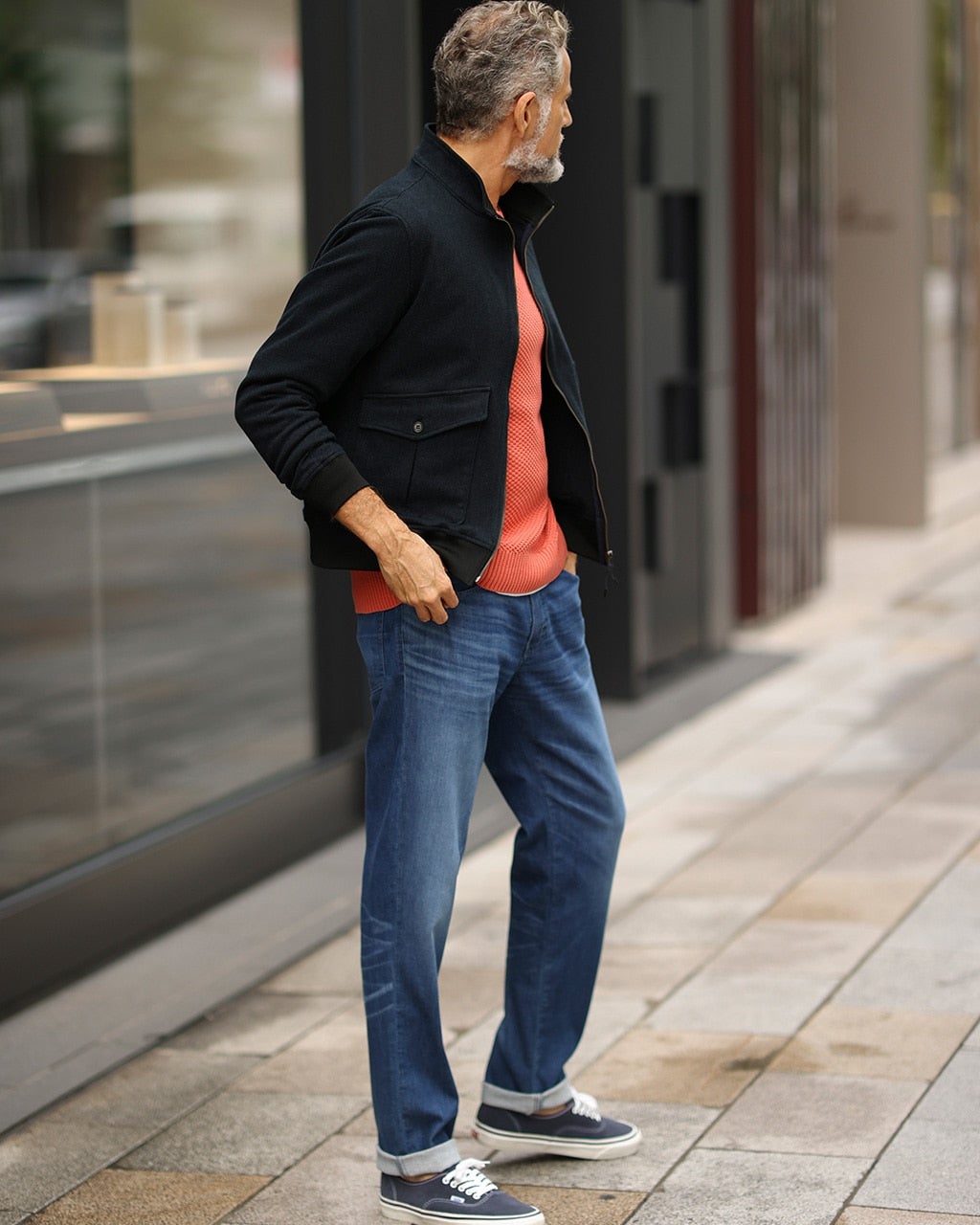 スエットZIPブルゾン/DoCLASSE