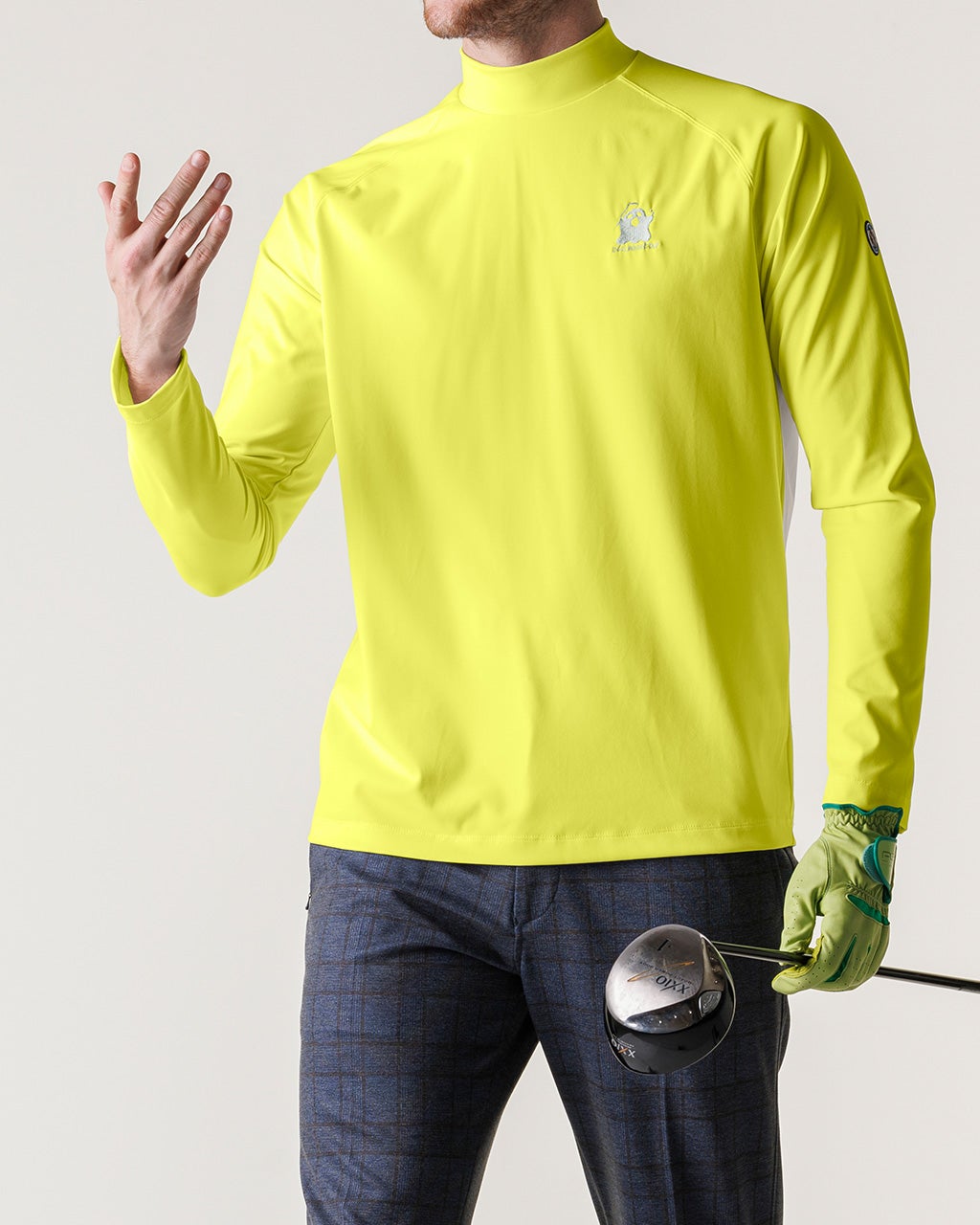 クイックドライ＆フレキシブル・ モックネック長袖/DoCLASSE