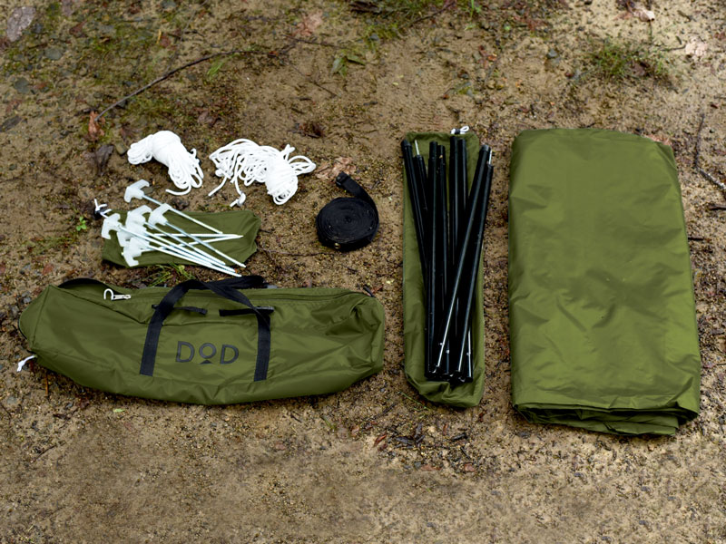 いつかのタープ（カーキ） TT5-631-KH - DOD（ディーオーディー