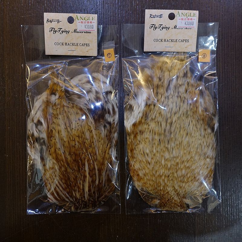 ANGLE】インドコックハックルケープ(レッドバリアント)