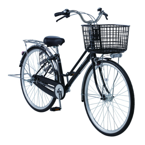 店舗受取限定】パンクしない自転車 通学車 ベルナルド 26インチ 内装3