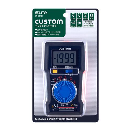 デジタルマルチテスター M-01FB ELPA テスター | ホームセンター通販は