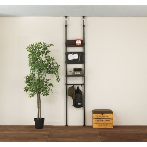 ルミナスノワール突っ張りテンションラック40W NO40-T ドウシシャ