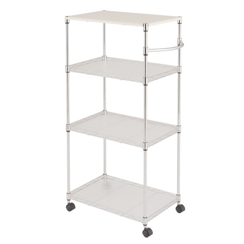 スペースラック4段30W PPシート付 EP453090-4 ドウシシャ パイプワゴン