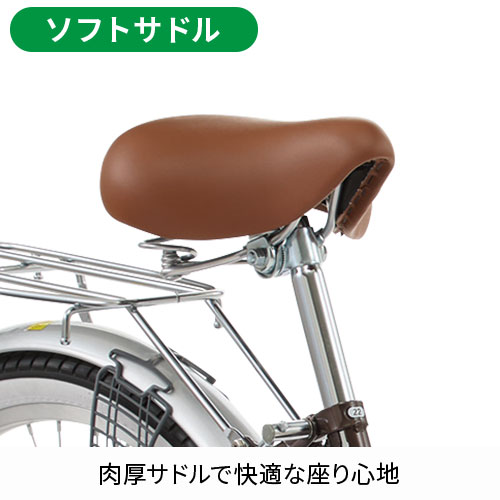 店舗受取限定】軽くこげる小径自転車 カウニス 22インチ オートライト