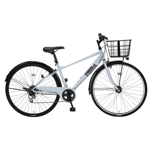 店舗受取限定】パンクしにくい自転車 クロスバイク スタンニング 27