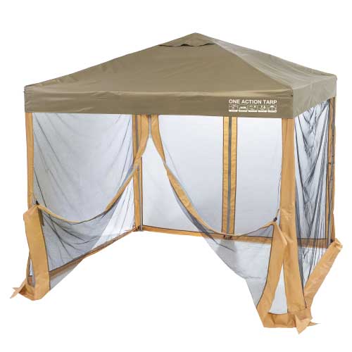 ワンアクションスクリーンタープ 正方形 250×250cm DCM テント