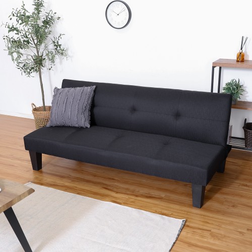 ソファーベッド スミス2 BK 85193 不二貿易 ソファー | ホームセンター