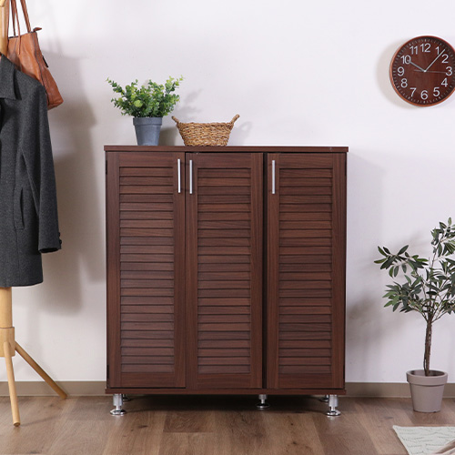 ルーバーシューズボックス 90483 不二貿易 シューズボックス