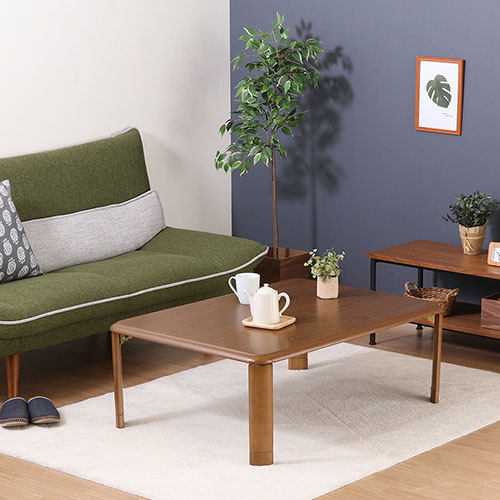 軽量継脚折り畳み座卓 幅105×奥行75cm 10037 不二貿易 座卓