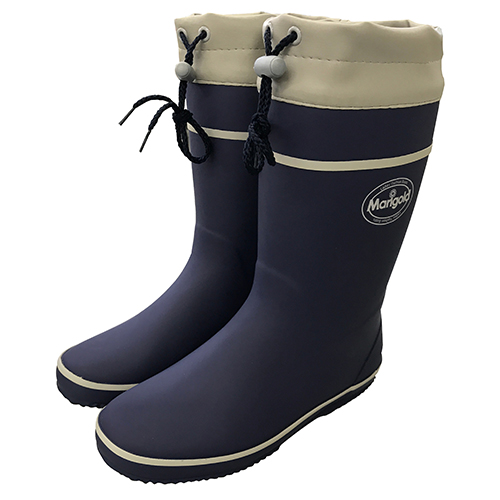 婦人用ブーツ FC-900 NAVY 23.0cm マリーゴールド 婦人長靴 23.0cm