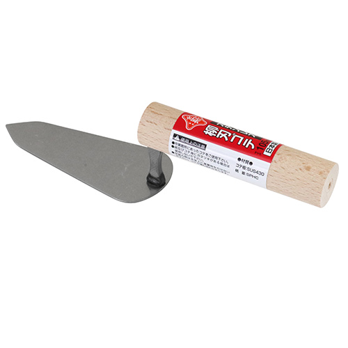 ステンレス柳刃鏝 赤長 鏝（コテ） サイズ:90mm | ホームセンター通販