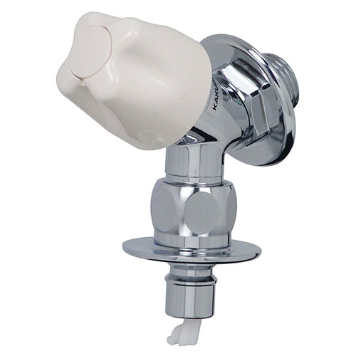 洗濯機用水栓ストッパ送り座付 721-517K-13 カクダイ 水栓 蛇口