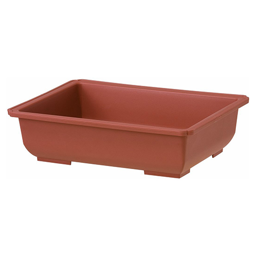 長方鉢(盆栽用) 0.5L ブラウン ヤマト プラ鉢 8号鉢 | ホームセンター
