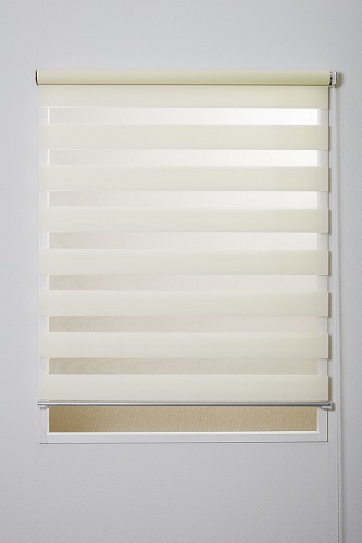 調光ロールスクリーン ゼブライト アイボリー 40×110cm フルネス