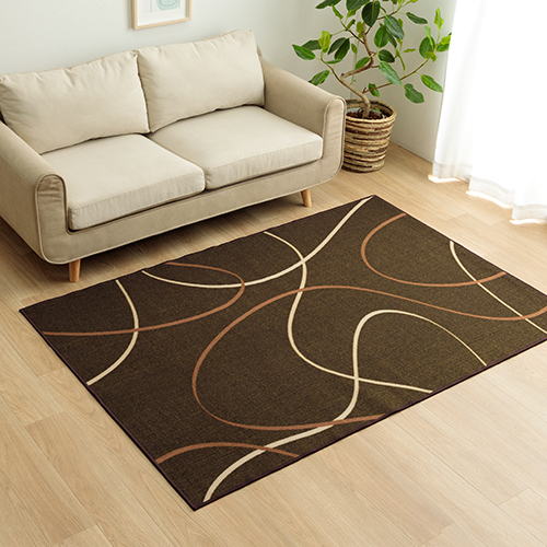 デスクカーペット スパニッシュ ラグ デスクマット ルームマット 撥水