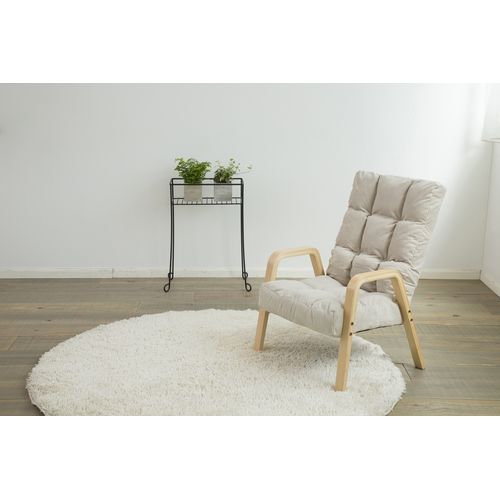 ウッドアームチェア WAC-M アイリスオーヤマ パーソナルチェア