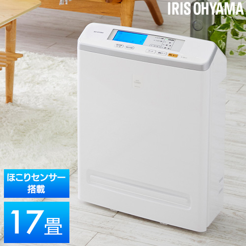 モニター空気清浄機 17畳 MSAP-AC100-W アイリスオーヤマ 空気清浄器
