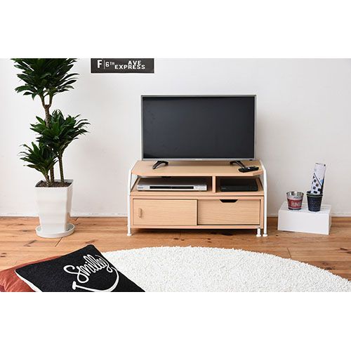 テレビ台 伸縮テレビ台 32型対応 32インチ スチール脚 DRT-1010-WH JK