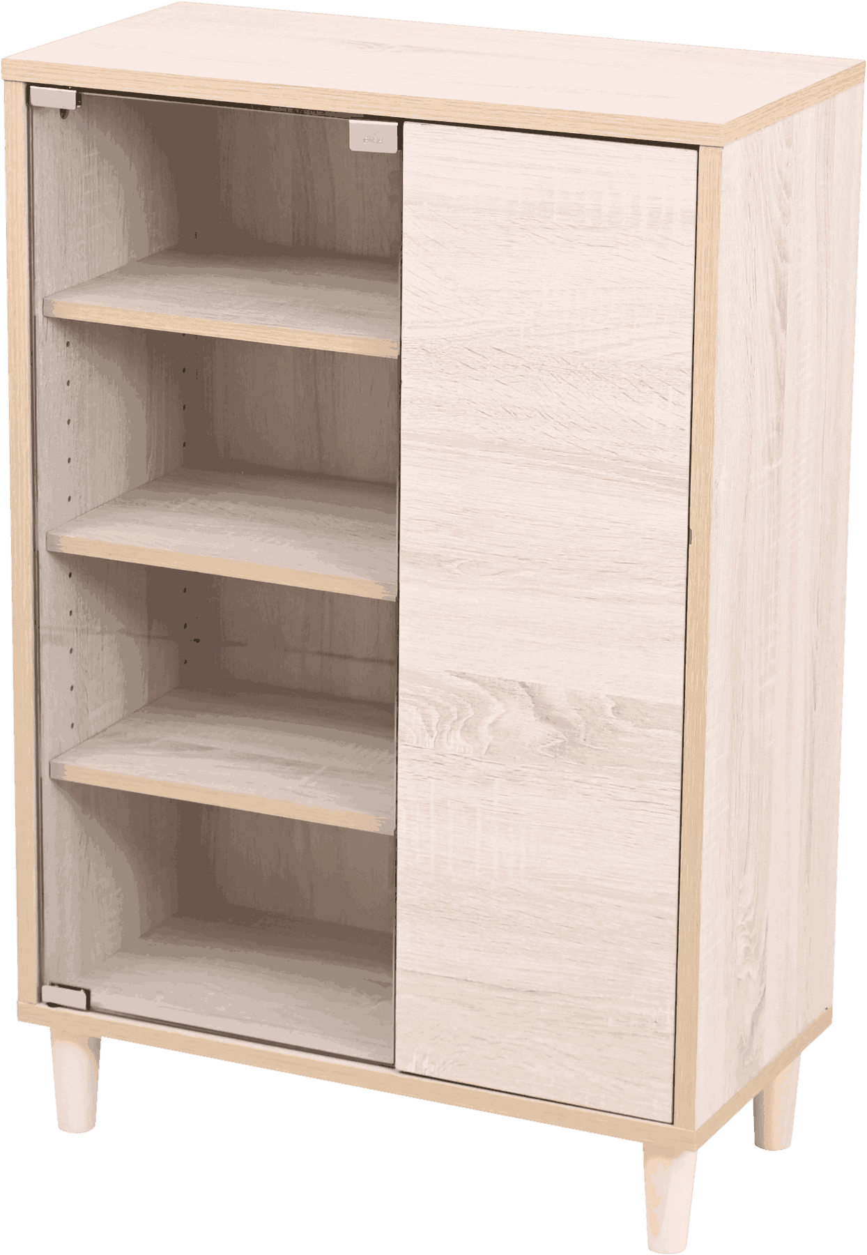 キャビネット ガラスキャビネット 北欧 ガラス扉 FSI-0004-NA JKプラン